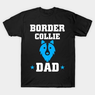 Border Collie Dad Fathers Day T-Shirt